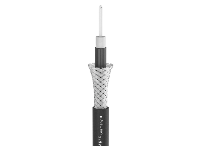 SOMMER CABLE Silver Spirit; 1 x 0,22 mm2; Soft-PVC O 7,40 mm; Czarny